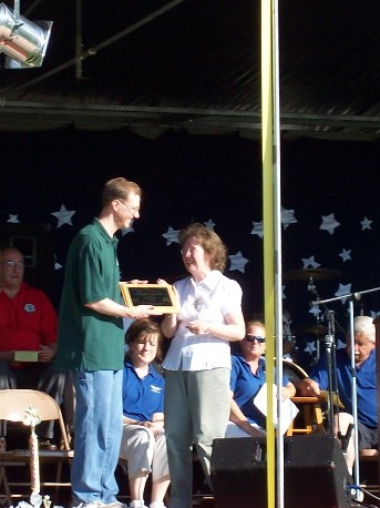 Columbia Township's 2010 Citizen
of the Year - Ron Krisko